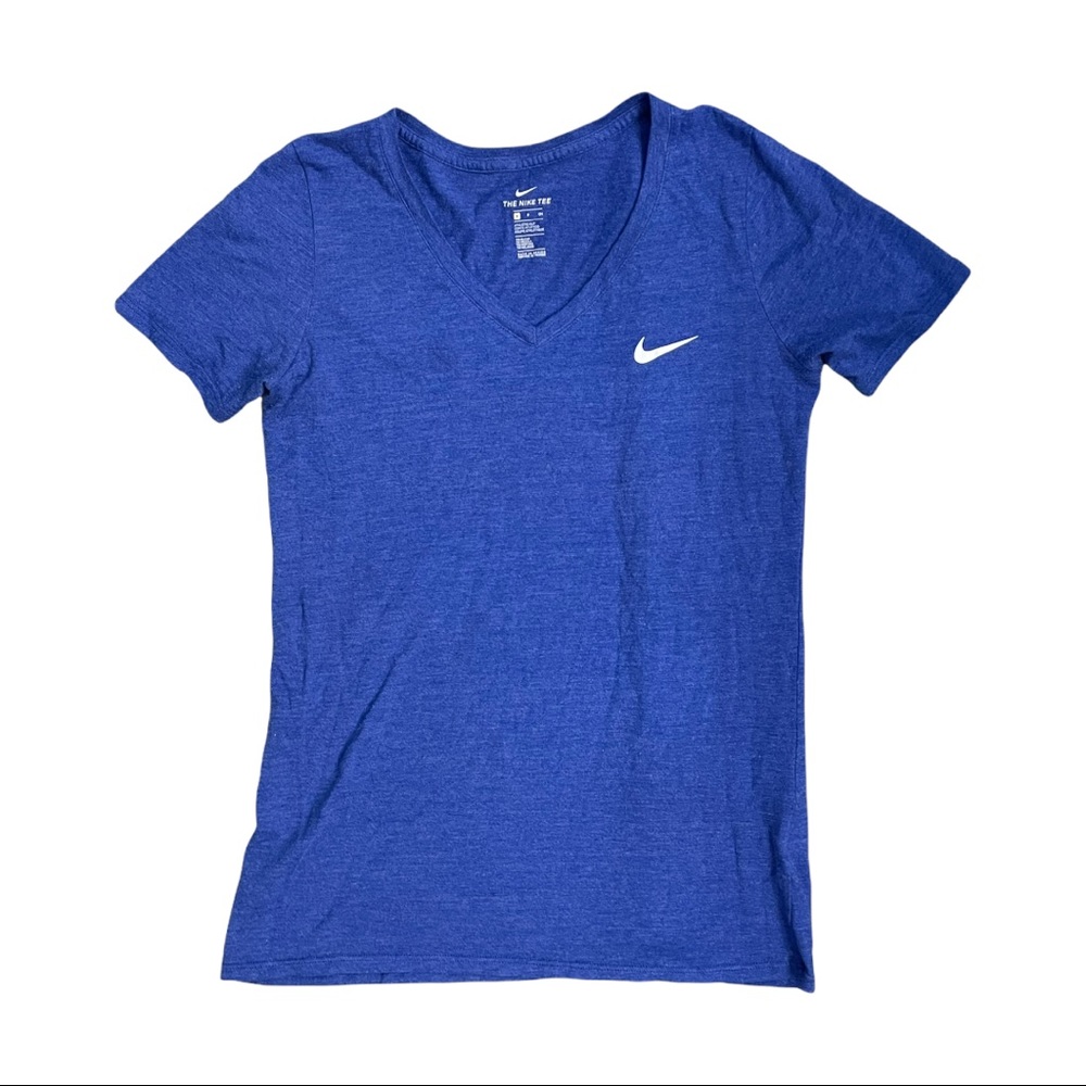 Nike Women’s V-Neck Short Sleeve Athletic Fit Tee EUC